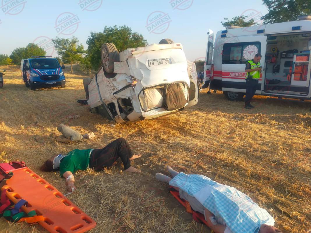 Konya’da aynı yolda bir kaza daha! Can pazarı yaşandı 2